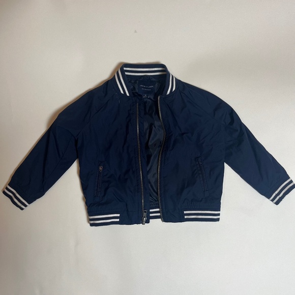 Janie and Jack 2T Classic Blue Bomber Jacket - Picture 1 of 3